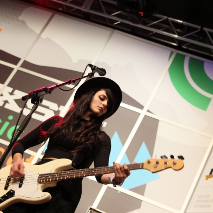 Dum Dum Girls Perform at ACC Day Stage at SXSW