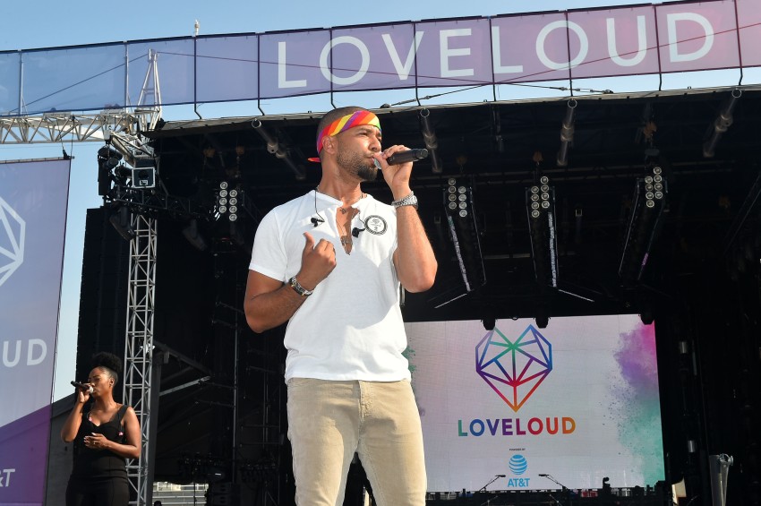 SALT LAKE CITY, UT - JULY 28: Jussie Smollet attends 2018 LOVELOUD Festival Powered By AT&T at Rice-Eccles Stadium on July 28, 2018 in Salt Lake City, Utah. (Photo by Jerod Harris/Getty Images for LOVELOUD Festival)